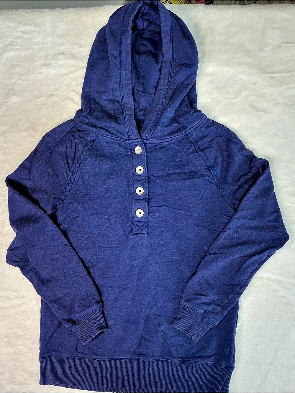 Sonoma Blue Long Sleeve Hoodie Size Small